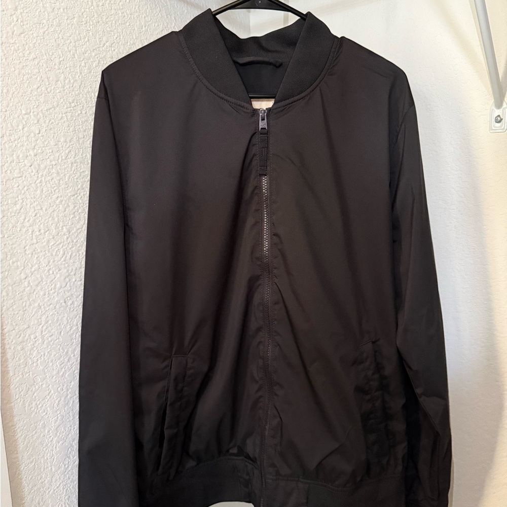 Hollister Men's Classic Black Bomber Jacket